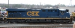 CSX 717 sits in Acca Yard